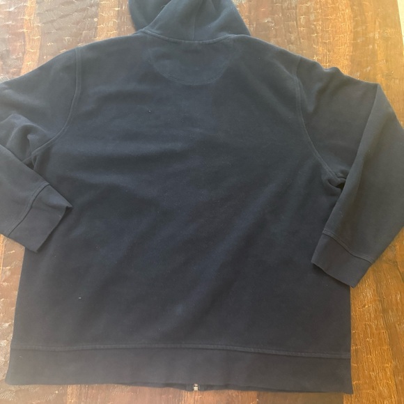 Brooks Brothers Dark Blue Zip-Up Hoodie - Picture 9 of 14
